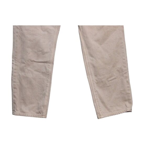 NWT American Eagle Jeans Size 8 / 29 High Rise Mom Straight Beige Denim Preppy - Picture 4 of 15